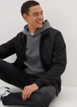 Black Funnel Harrington Jacket