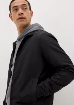 Black Funnel Harrington Jacket