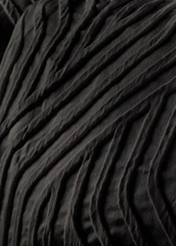 Black Geometric Duvet Set