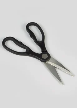 Black Handle Kitchen Scissors
