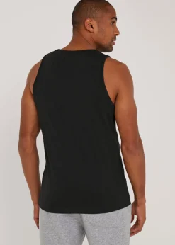 Black Jersey Vest Top