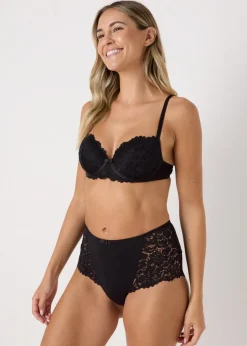 Black Lace Midi Knickers