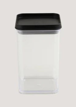 Black Lid Stackable Food Storage (1L)