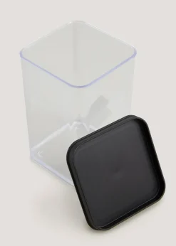 Black Lid Stackable Food Storage (1L)