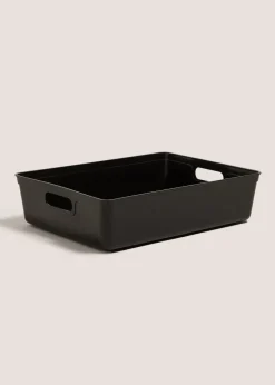 Black Medium Storage Tray