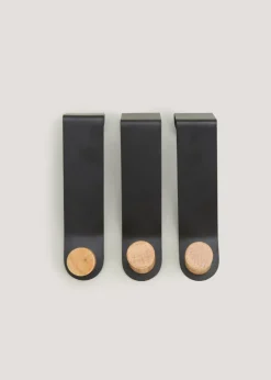 Black Metal & Bamboo Bin