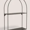 Black Metal Arch Shelf