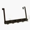 Black Metal Over Door Hooks