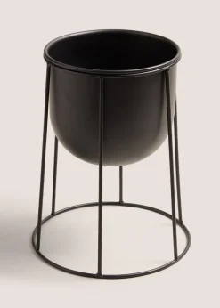 Black Metal Planter