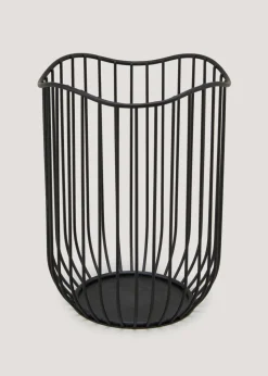 Black Organic Wire Utensil Pot