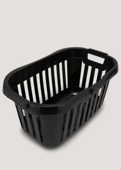 Black Plastic Laundry Basket