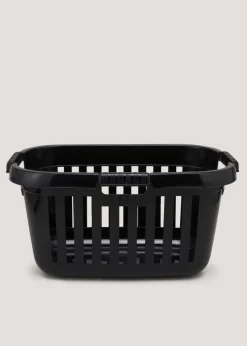 Black Plastic Laundry Basket