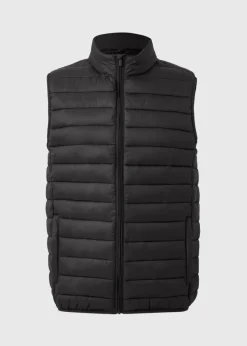 Black Puffer Gilet