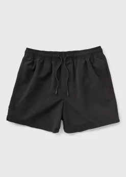Black Regular Swim Shorts