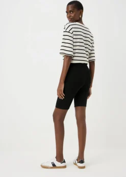 Black Rosie Knee Length Shorts