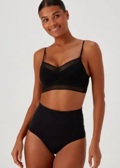 Black Seamless Smoothing Knickers
