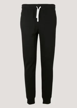 Black Slim Fit Cuffed Joggers