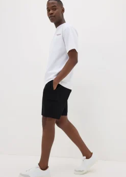 Black Smart Cargo Shorts