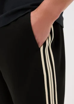 Black Smart Tape Co-Ord Shorts