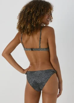 Black Spot Cupped Bikini Top