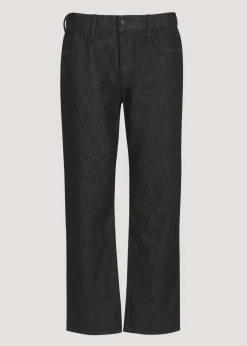 Black Straight Fit Rigid Jeans