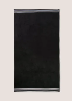 Black Stripe Extra Large Towel
