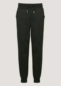 Black Tapered Drawstring Jogging Bottoms