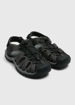 Black Technical Sandal Shoe
