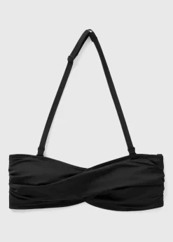 Black Twisted Bikini Top