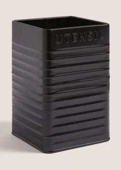 Black Utensil Pot (11cm x 17cm)
