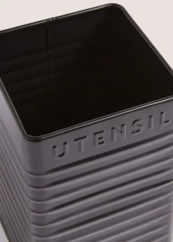 Black Utensil Pot (11cm x 17cm)