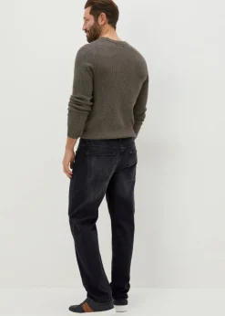 Black Wash Relaxed Fit Jeans