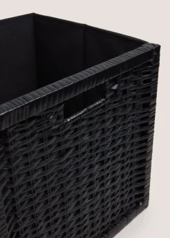 Black Woven Foldable Box