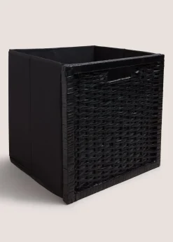 Black Woven Foldable Box