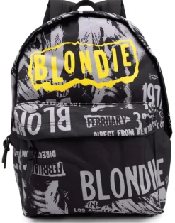 Blondie 1977 Band Poster Black Backpack