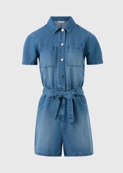 Blue Denim Playsuit