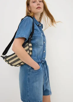 Blue Denim Playsuit