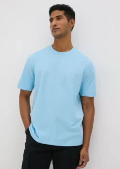 Blue Essential Crew Neck T-Shirt
