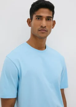 Blue Essential Crew Neck T-Shirt