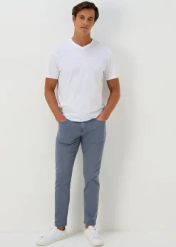 Blue Garment Dye Trousers