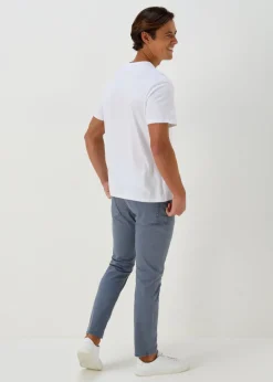 Blue Garment Dye Trousers