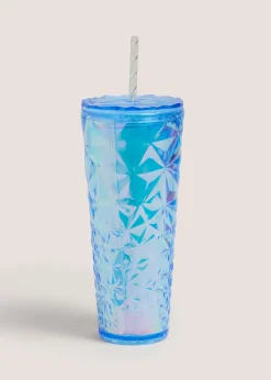 Blue Iridescent Cup