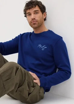 Blue Palm Springs Sweatshirt
