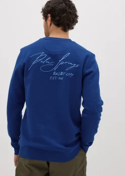 Blue Palm Springs Sweatshirt