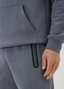 Blue Panel Jogging Bottoms