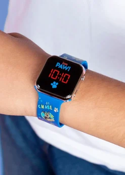 Blue Paw Patrol Printed Strap LED Watch