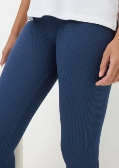 Blue Seamless Leggings