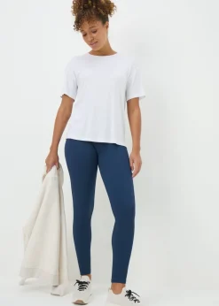 Blue Seamless Leggings