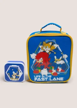Blue Sonic Lunch Bag & Snack Box