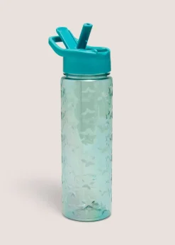 Blue Star Embossed Water Bottle